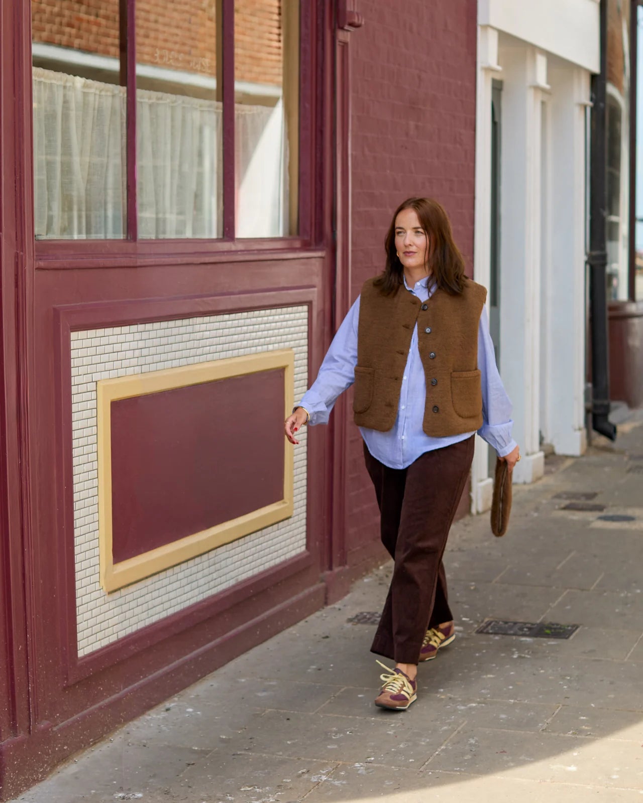 Chalk | Demi Gilet | Tobacco