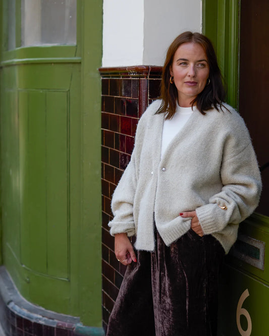 Chalk | Grace Cardigan | Oyster