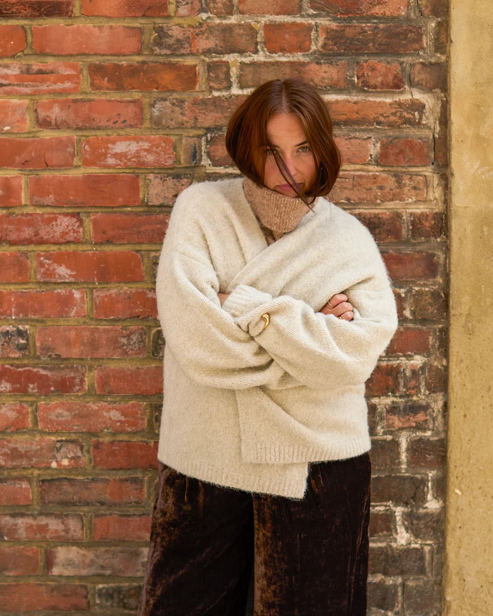 Chalk | Grace Cardigan | Oyster