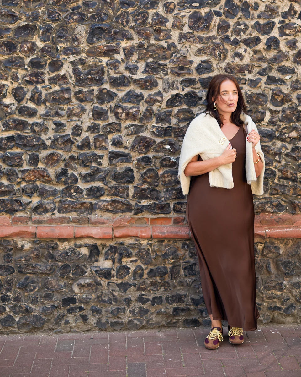 Chalk | Vicki Jumper | Fluffy | Oyster