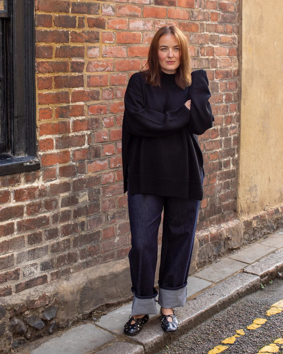 Chalk | Harper Jumper | Black