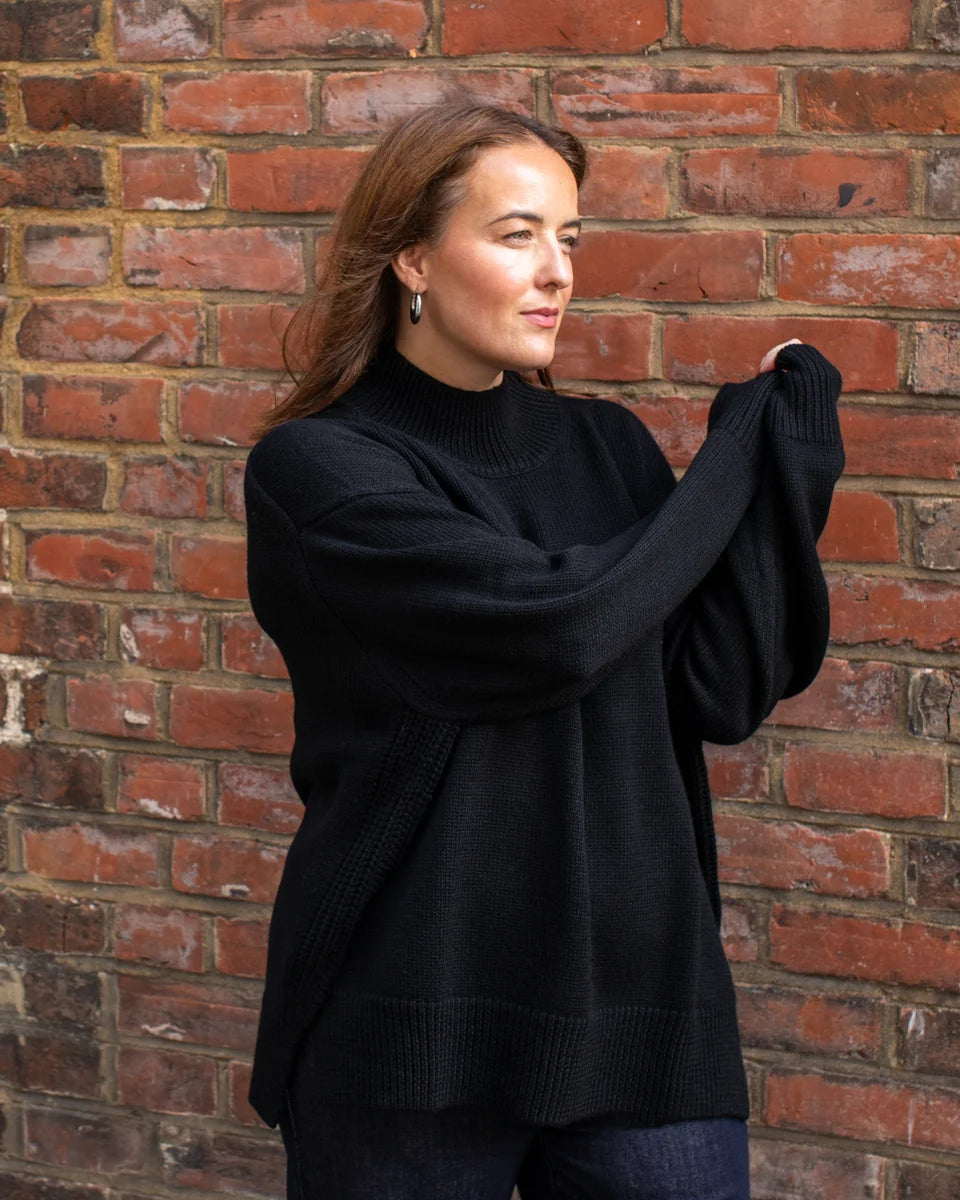 Chalk | Harper Jumper | Black