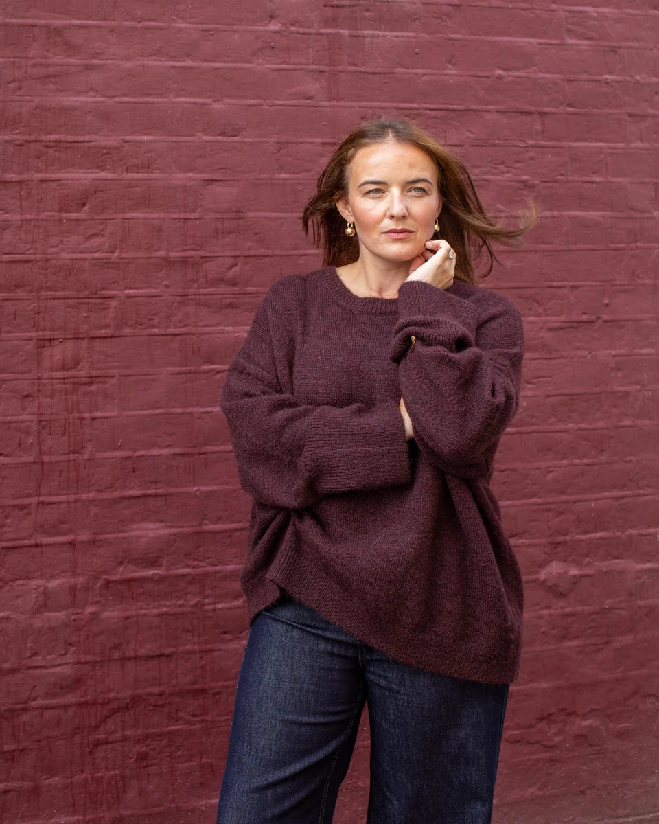 Chalk | Martine Jumper | Plum