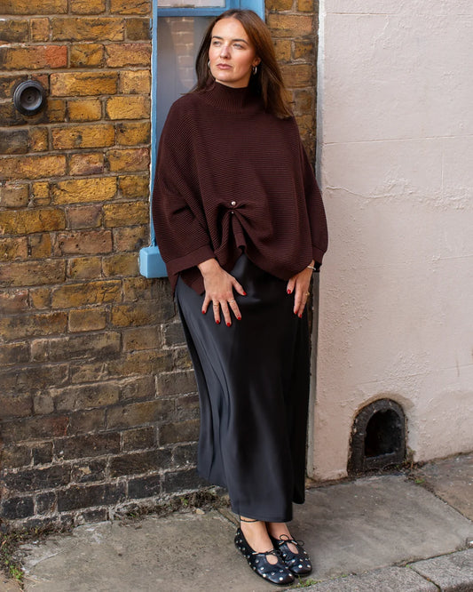 Chalk | Vicki Jumper | Chocolate