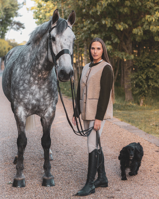 Chalk | Abby Gilet | Oat