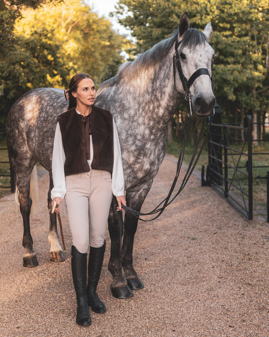 Chalk | Felicity Gilet | Cappuccino