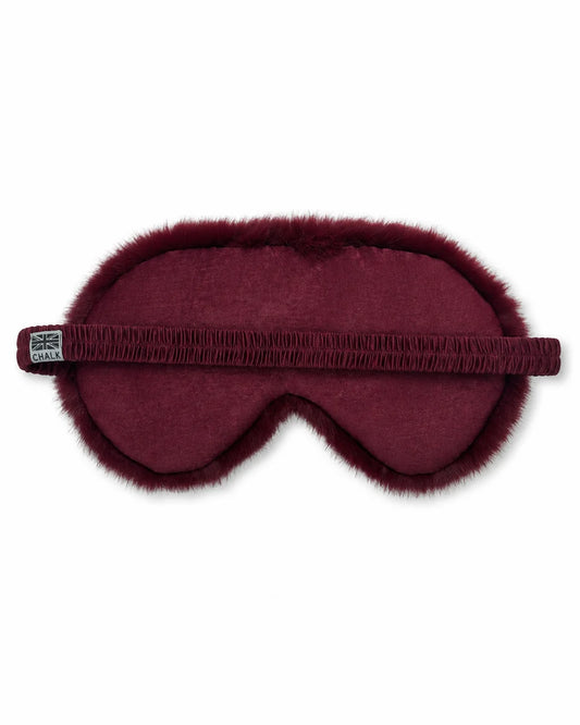 Joe Eye Mask | Faux Fur | Merlot