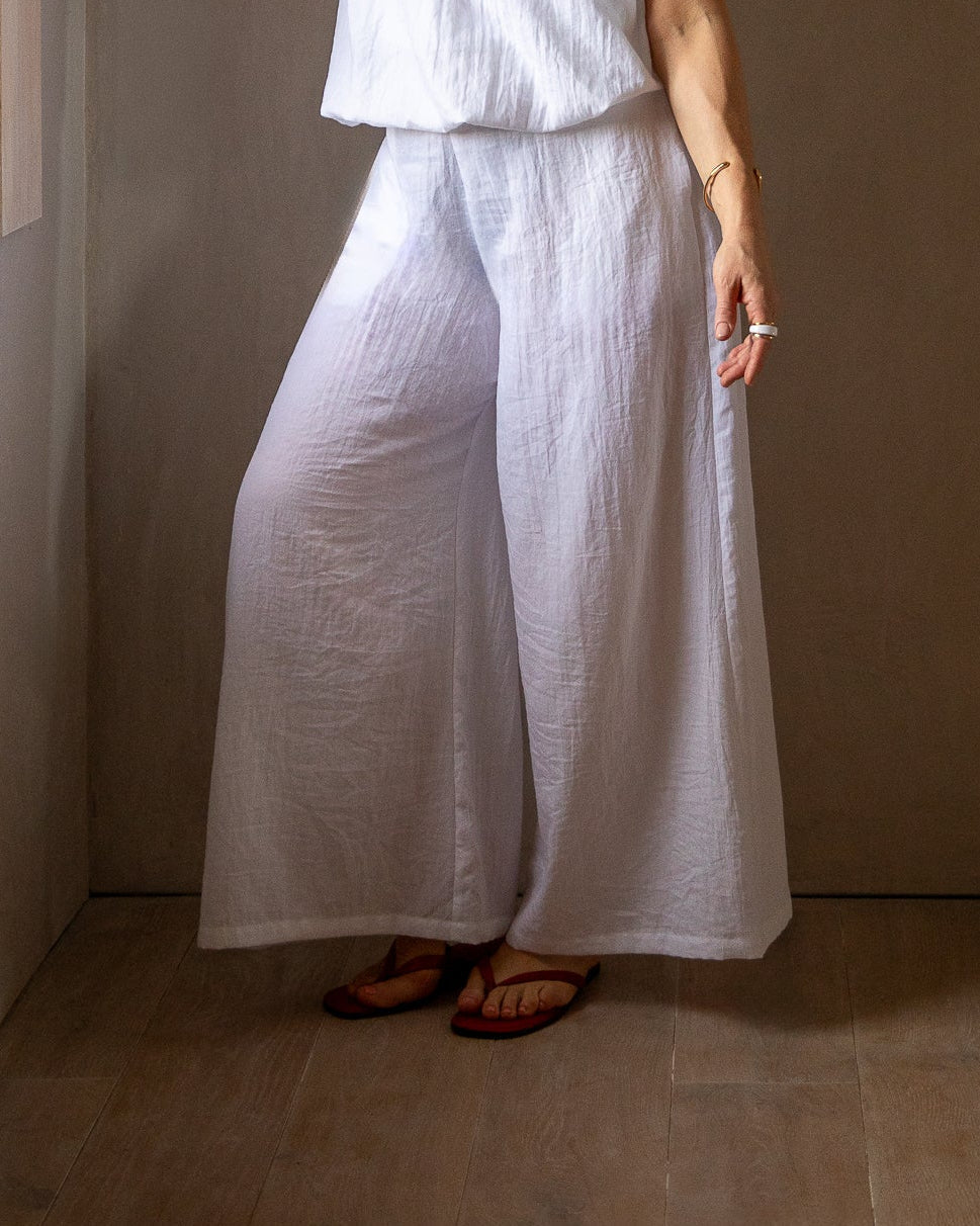 Chalk | Adele Trouser | White