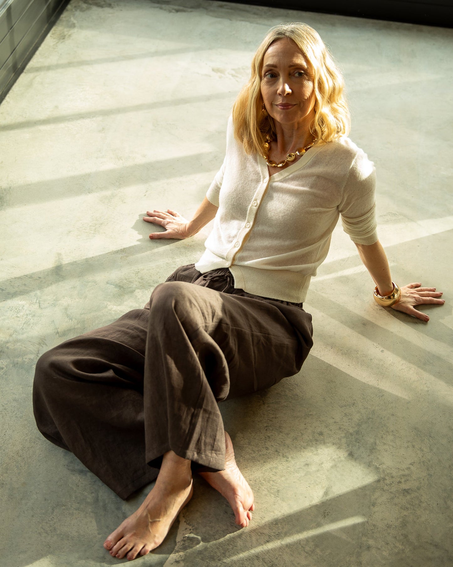 Chalk | Thea Pant | Bark