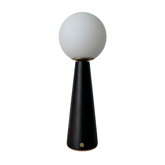 Large Deco Cone Lamp | Charcoal