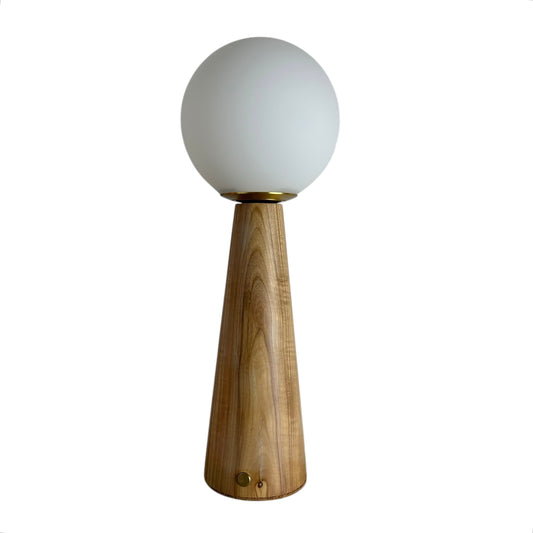 Large Deco Cone Lamp | Beech