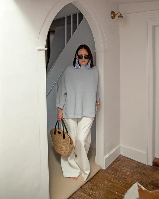 Chalk | Vicki Jumper | Marl Sky
