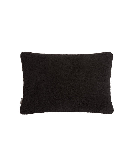 Oblong Cushion | Sherpa | Black