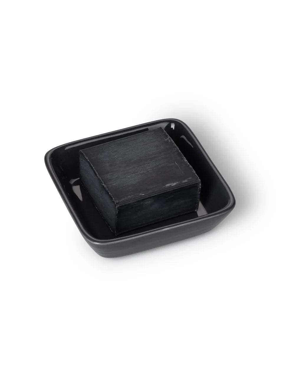 Chalk |Porcelain Soap Dish | Charcoal
