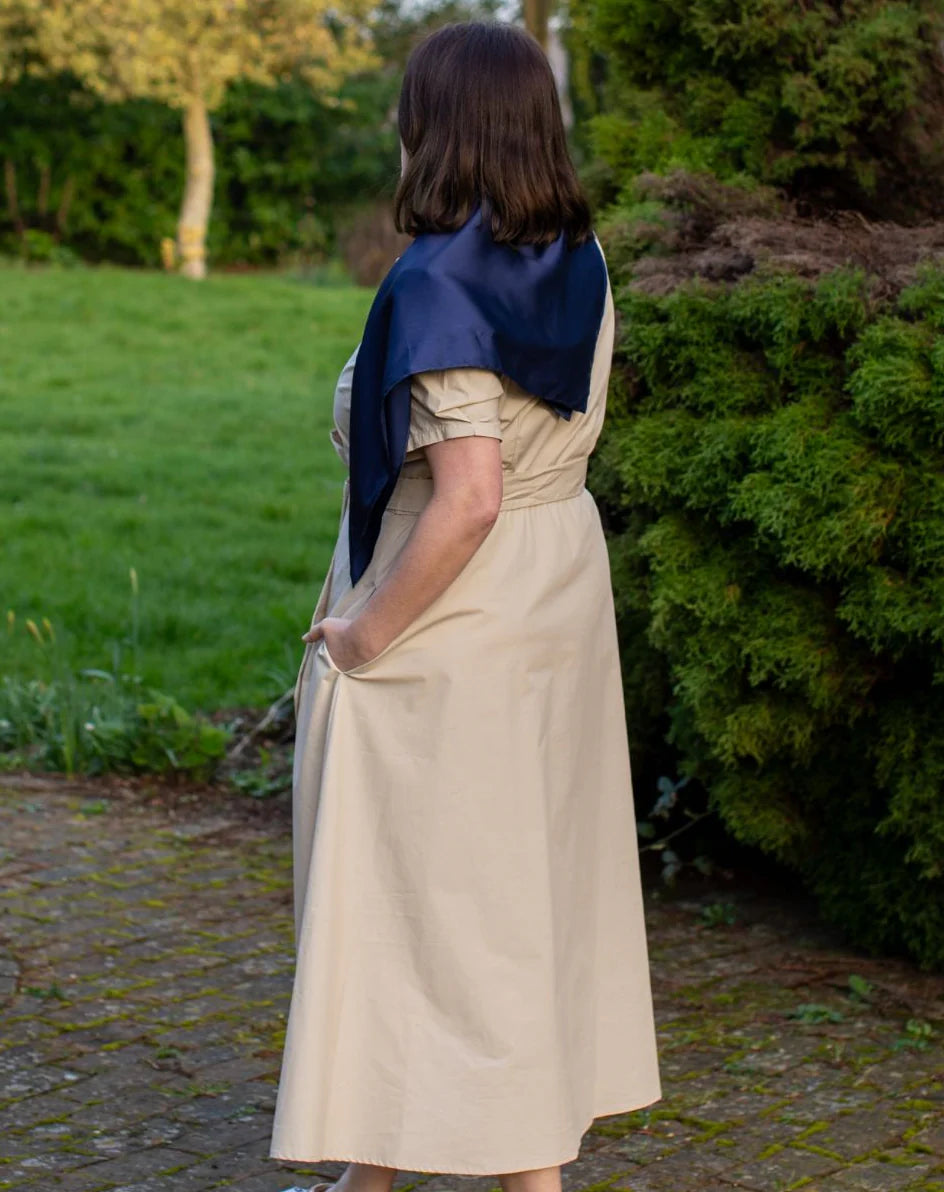 Chalk | Holly Dress | Light Stone