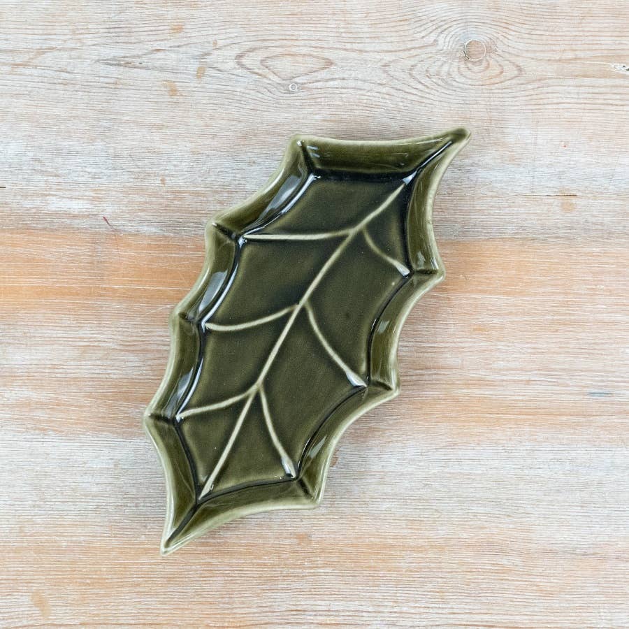 Holly Leaf Plate