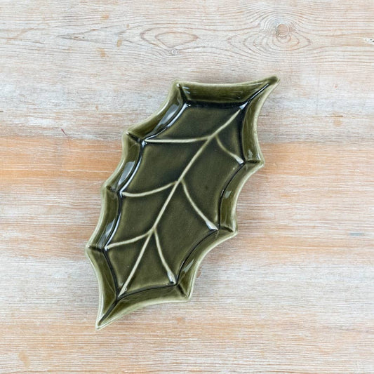 Holly Leaf Plate
