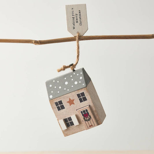 Merry Christmas Wooden House