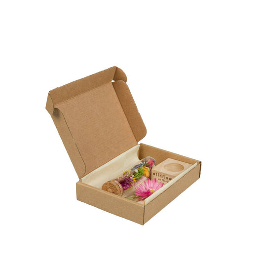 Gift box - Dried Flowers - Message in a Box
