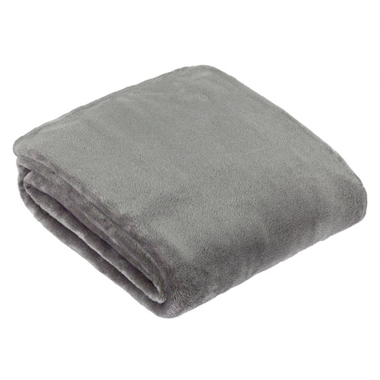 Harrow Fleece Throw Charcoal