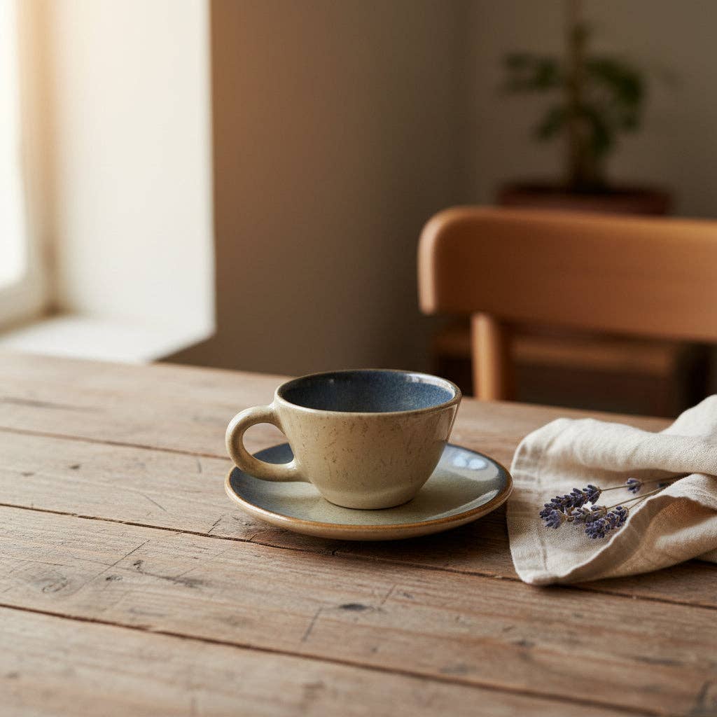 Espresso cup and Saucer | Sea Spray