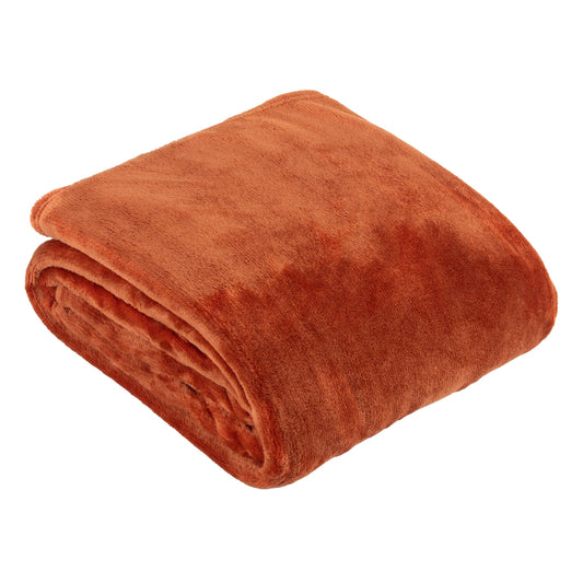 Harrow Fleece Throw | Rust
