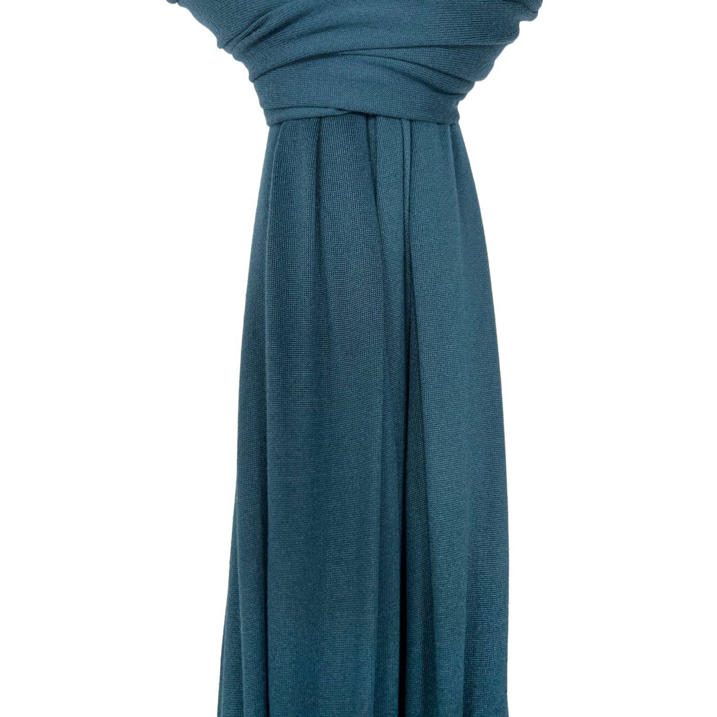 Recycled Viscose Premium Jersey Neat Edge Finished Plain Scarf