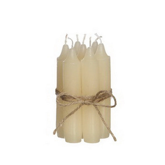Cream taper candle set of 7