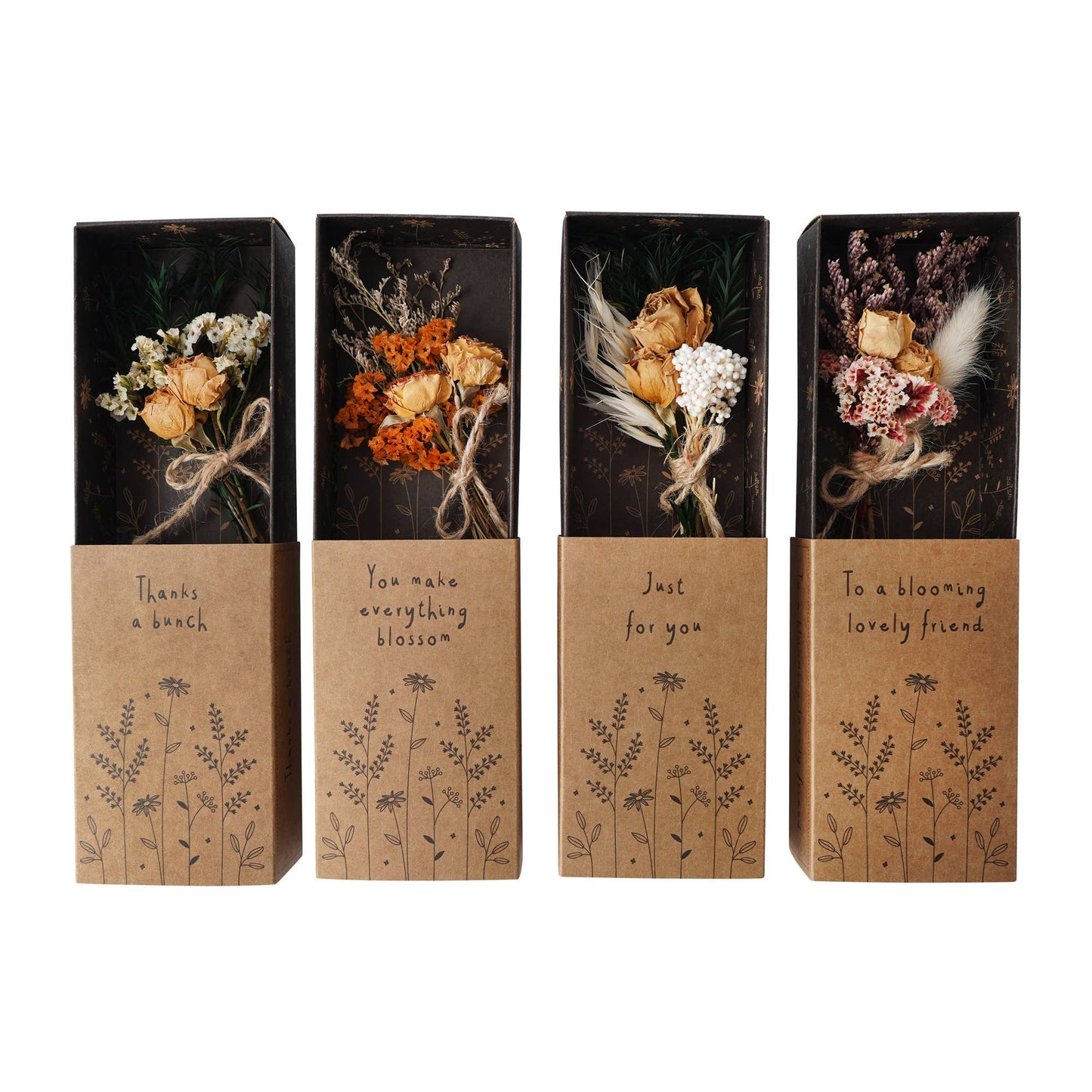 Send With Love Dried Flower Bouquets In a box