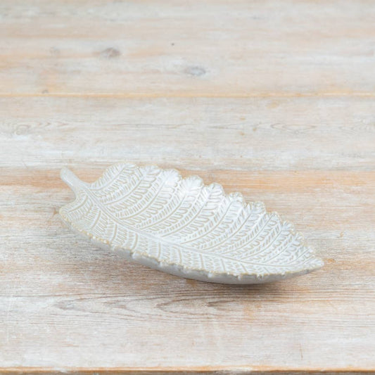 Porcelain Leaf Dish, 25cm