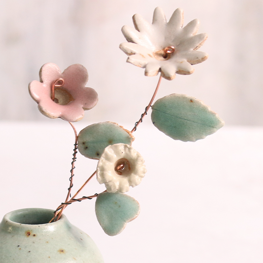 Ceramic Leaf for Ceramic Flower Stems