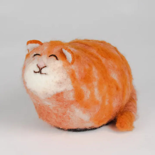 Ginger Felt Cat Lamp