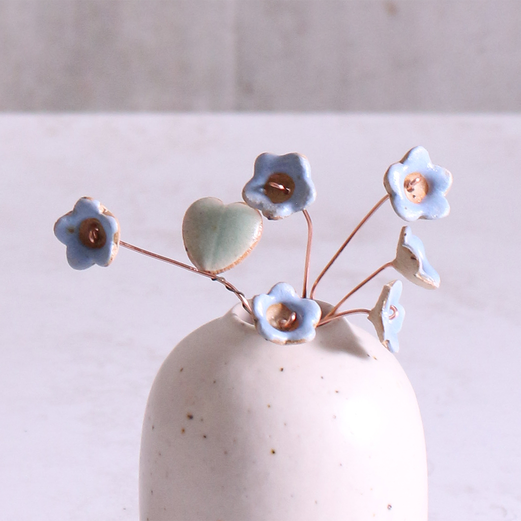 Ceramic Leaf for Ceramic Flower Stems
