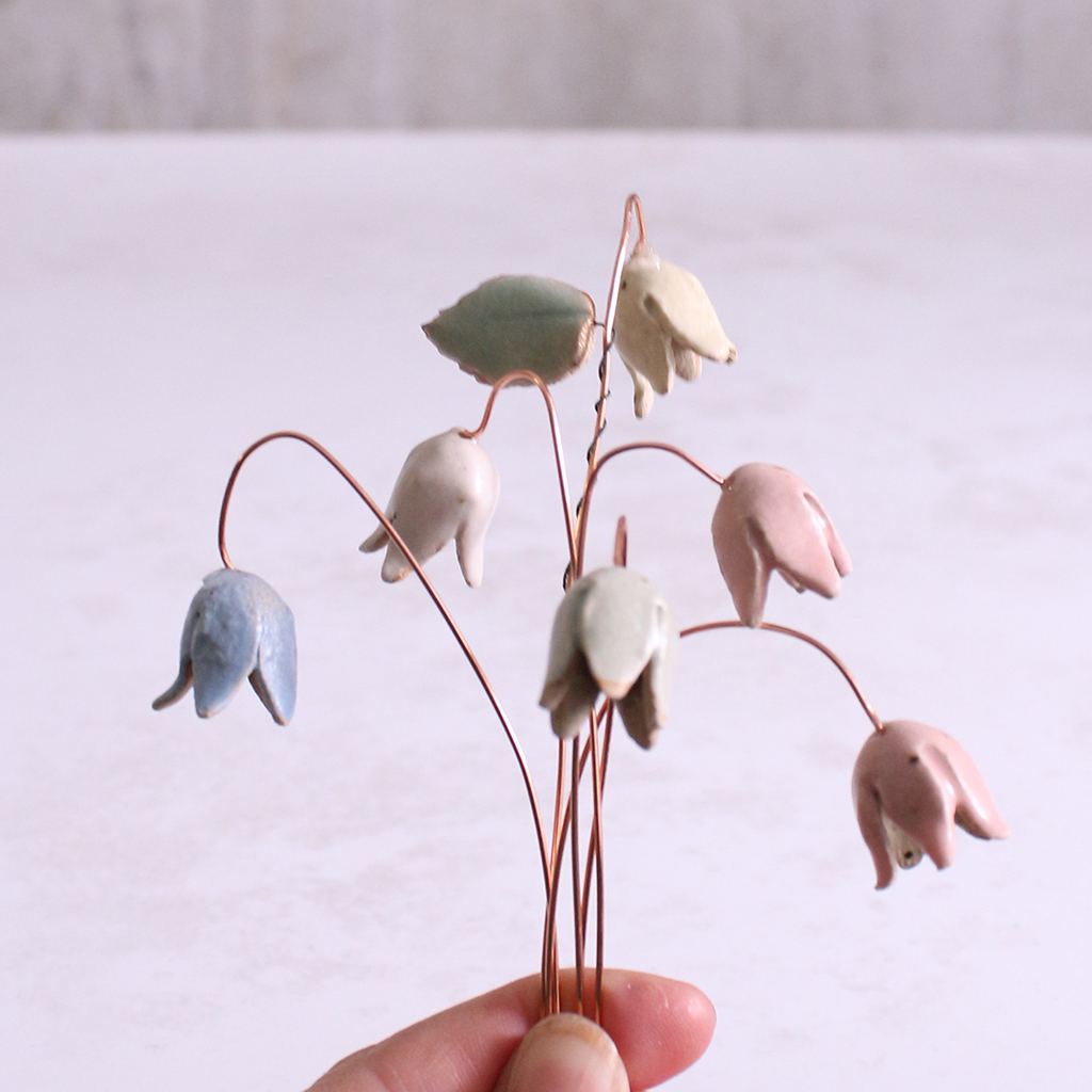 Ceramic Drop Flower Stems