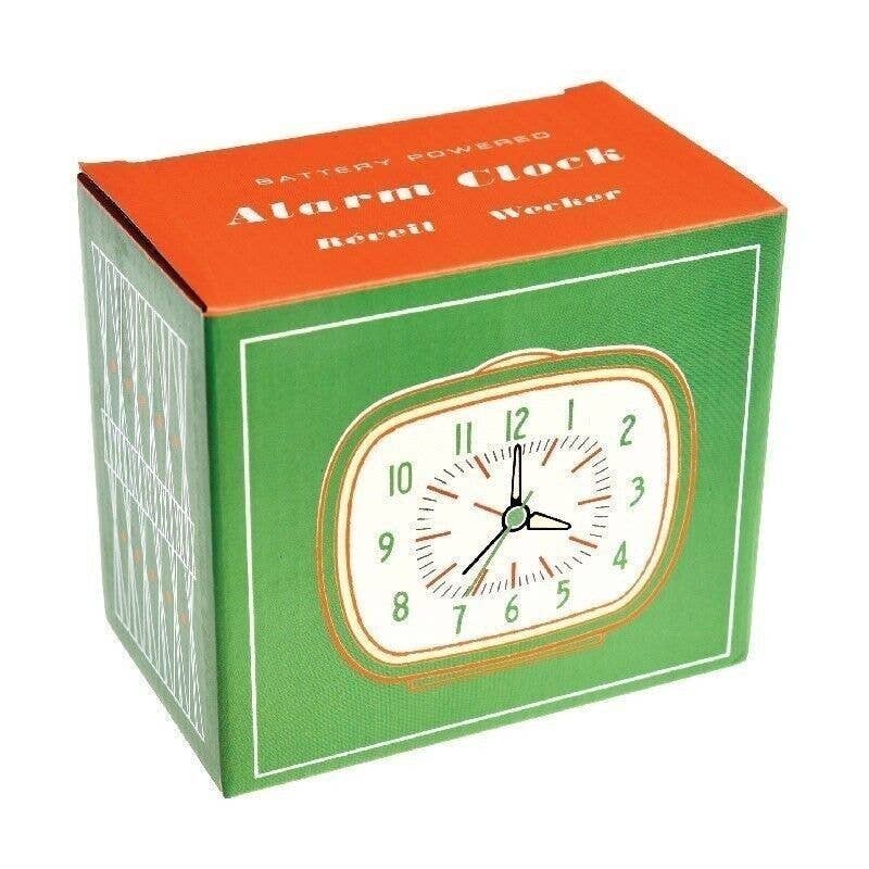 Retro Alarm Clock - Green